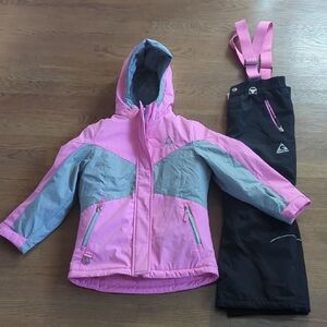Gerry Weber Pink and Gray Kids Jacket Set